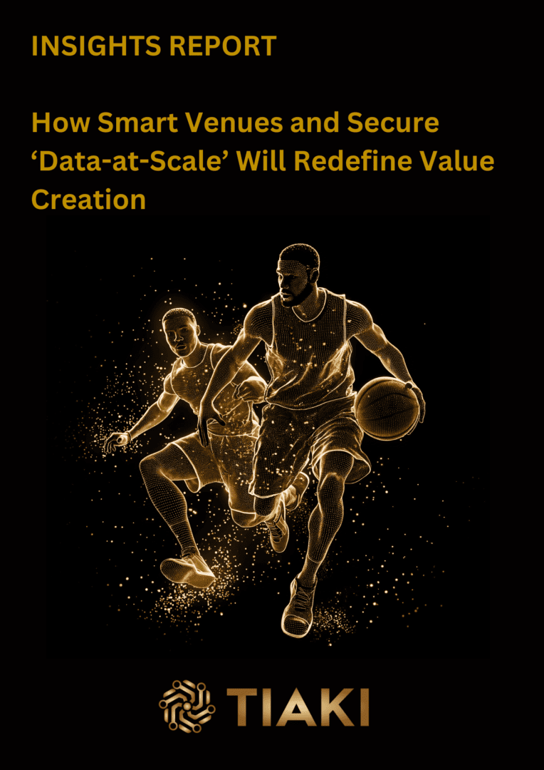 Insights report cover with golden basketball players