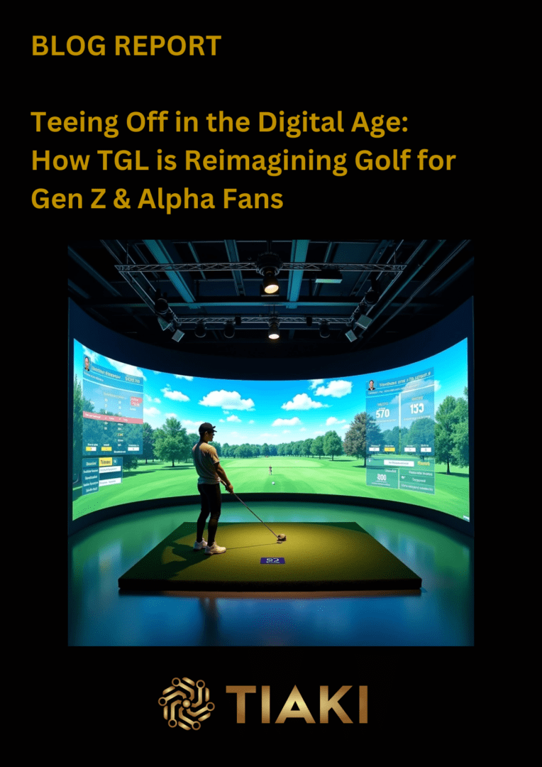 Golf simulator experience with digital environment.