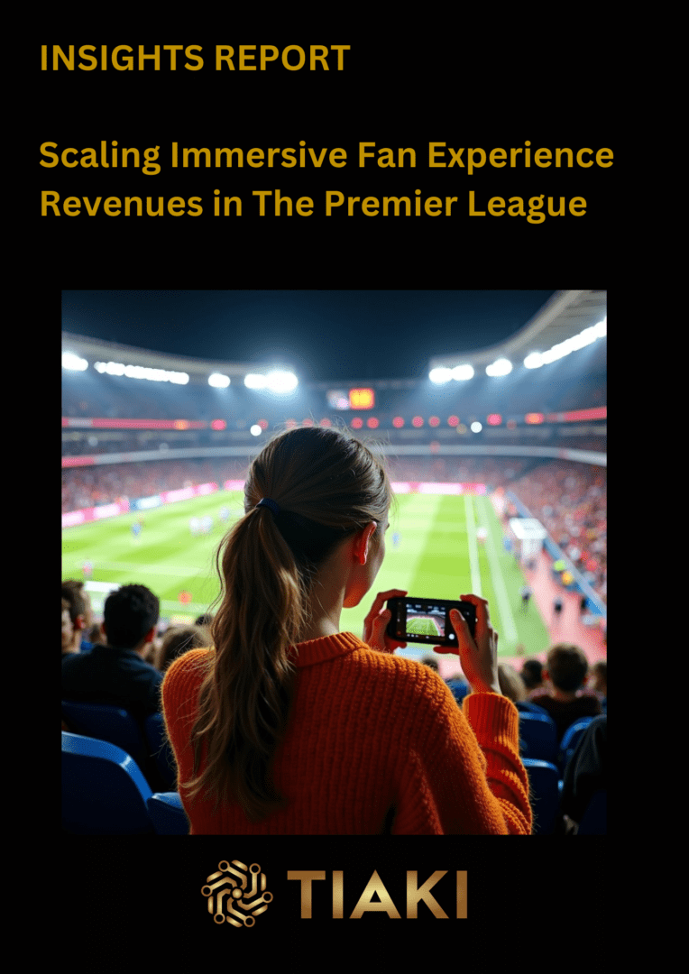 Person taking photo at a football match.