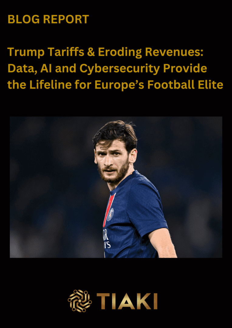 Football player on report cover with text.