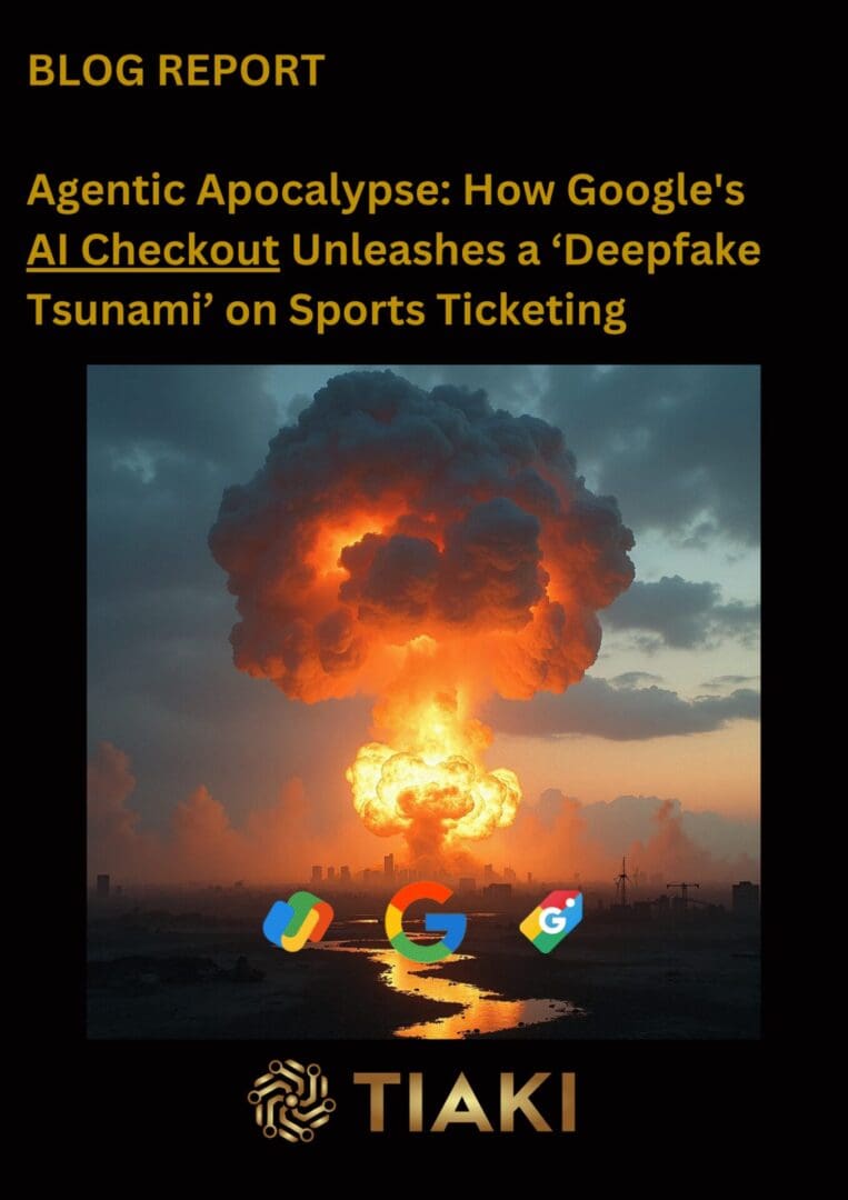 Mushroom cloud with Google logos, blog report.
