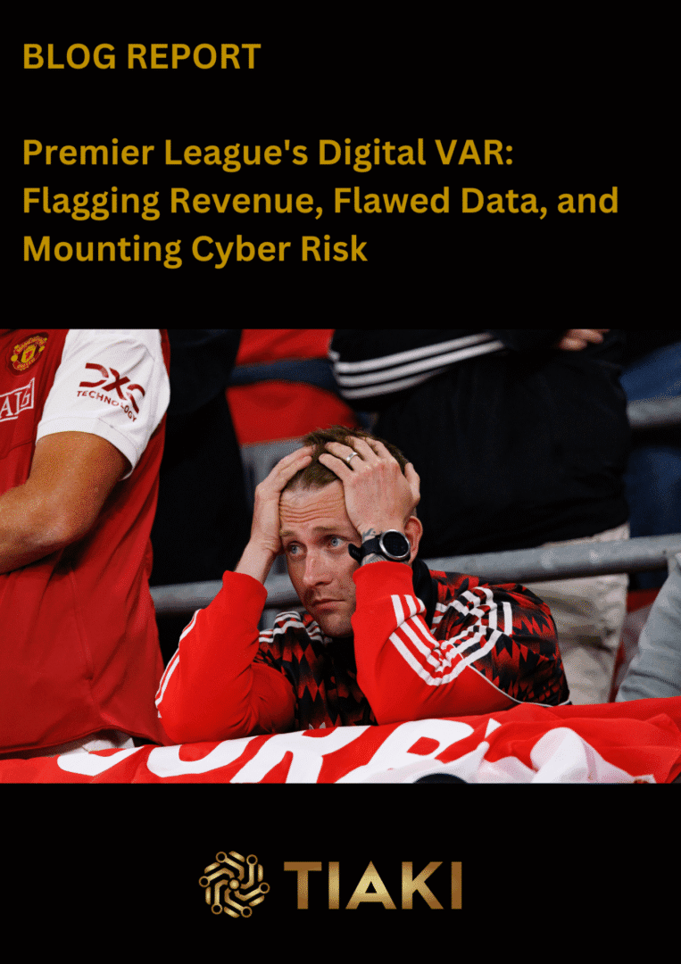 Fan distressed during football match with blog report.