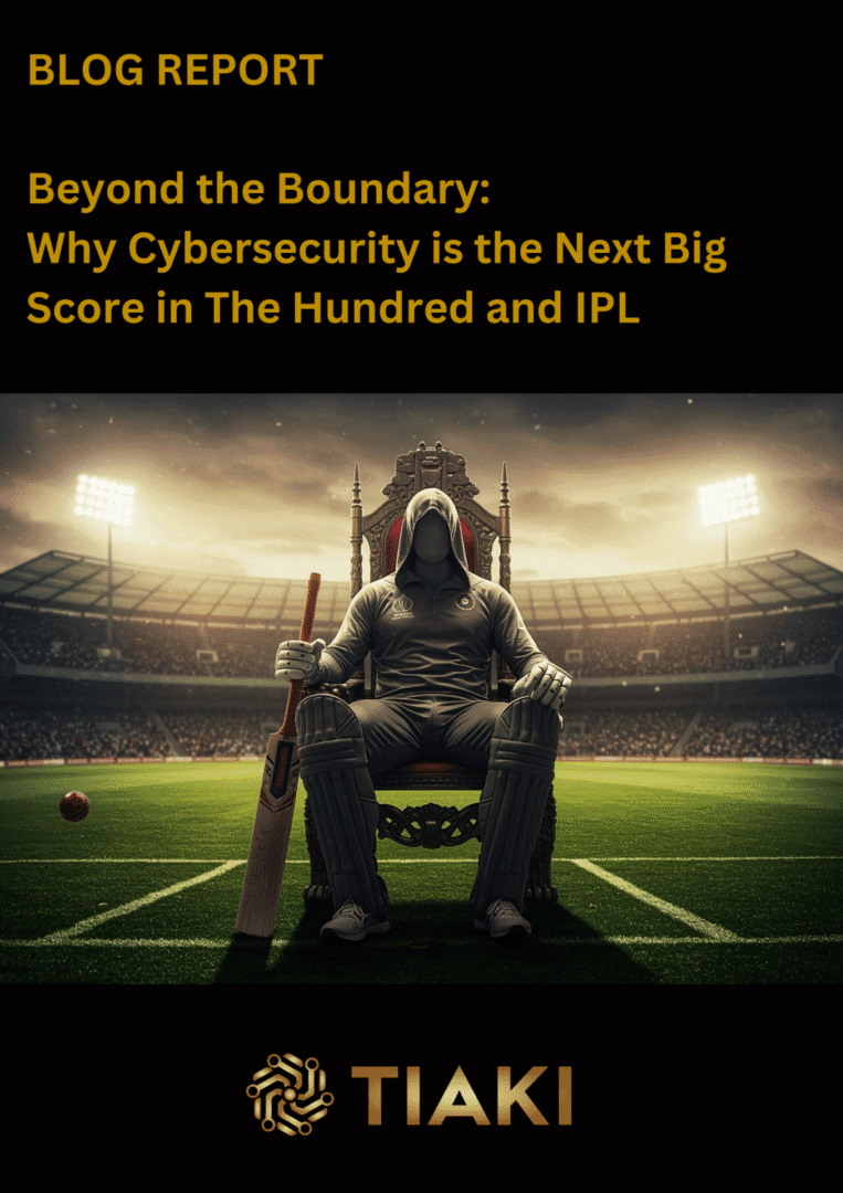 Hooded figure with cricket bat in stadium.