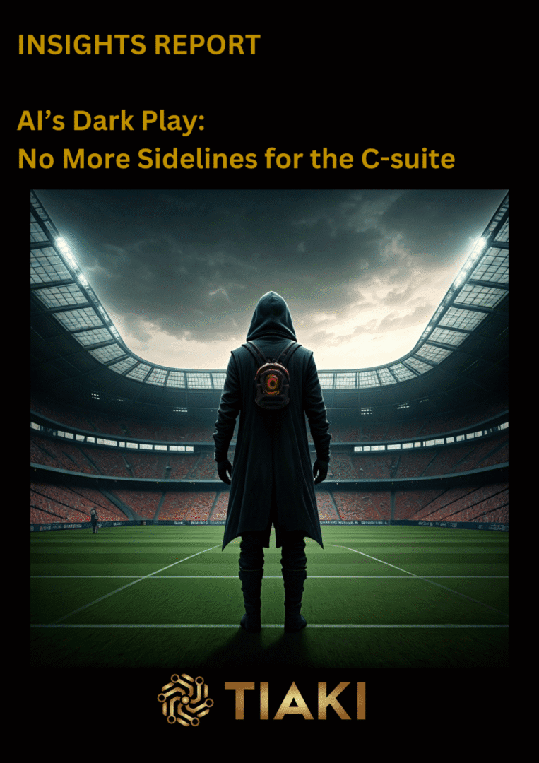 Hooded figure standing in a stadium.