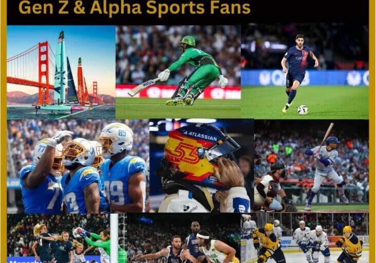 Sports fandom insights report cover collage.